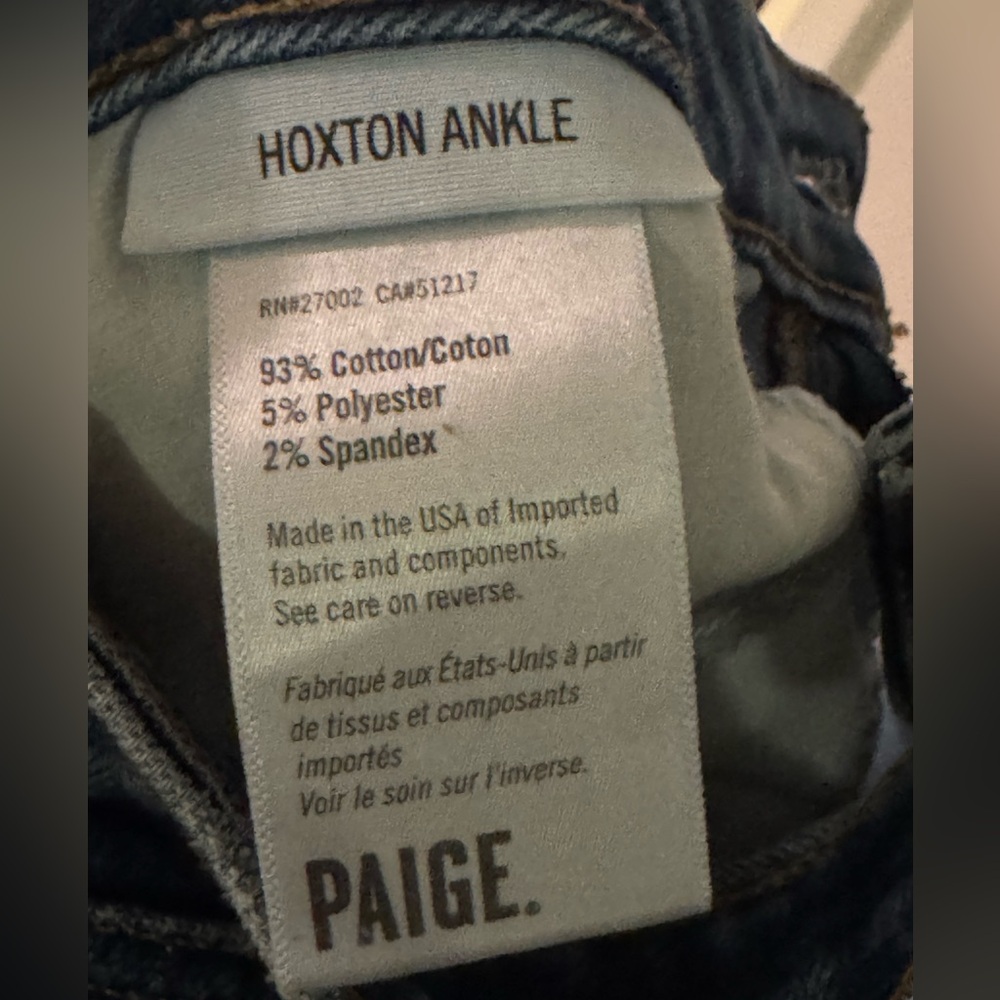 PAIGE Hoxton Ankle Jeans - Picture 4 of 4